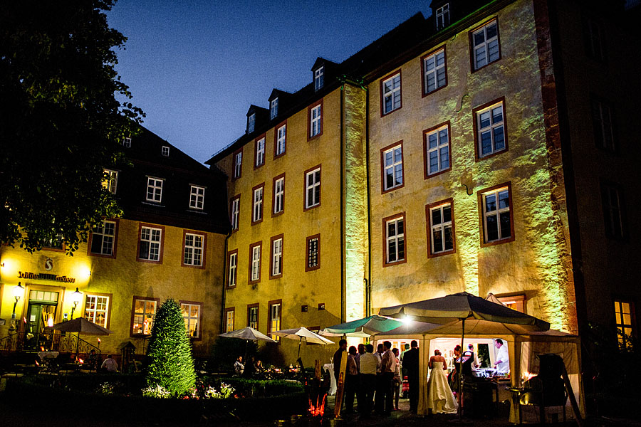 Außengelände Schlosshotel Gedern