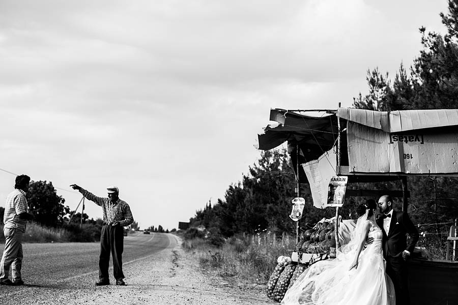 Fotoshooting in er Türkei Braut und Bräutigam