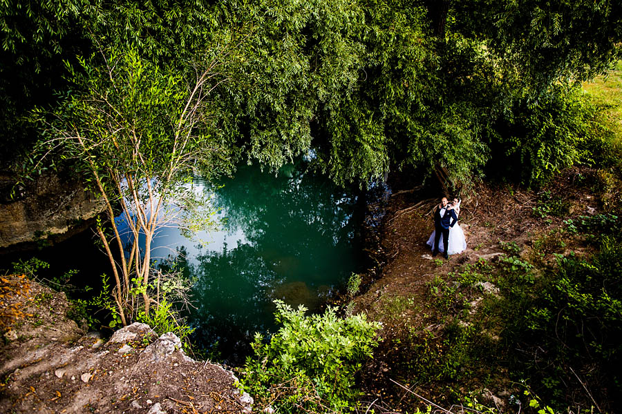 Hochzeitsportrait an romantischem See nähe Side Kumkoy