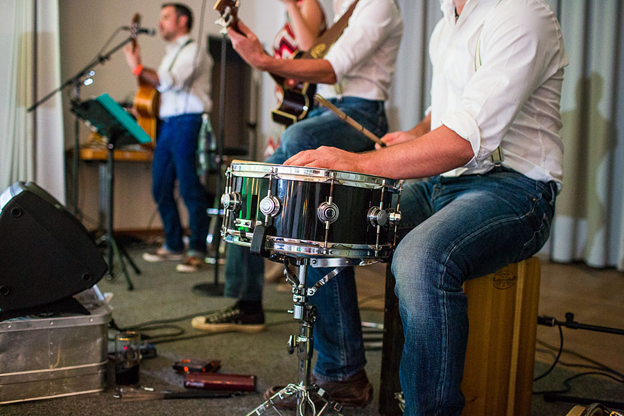 Band auf einer Hochzeit aus Würzburg