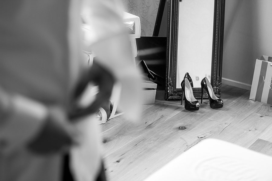 High heels auf Hochzeit