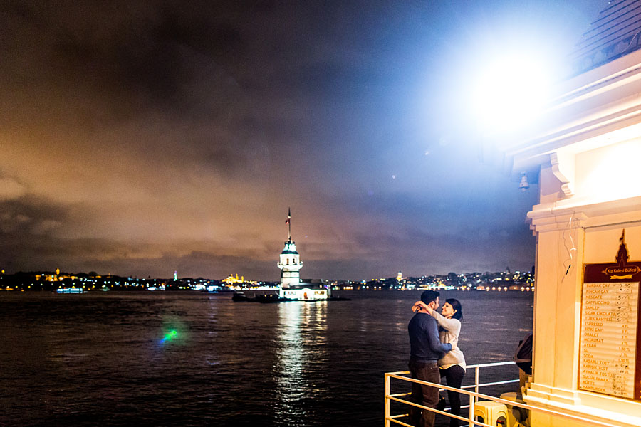 Sonnenuntergang in Istanbul - Hochzeitsfotograf Istanbul