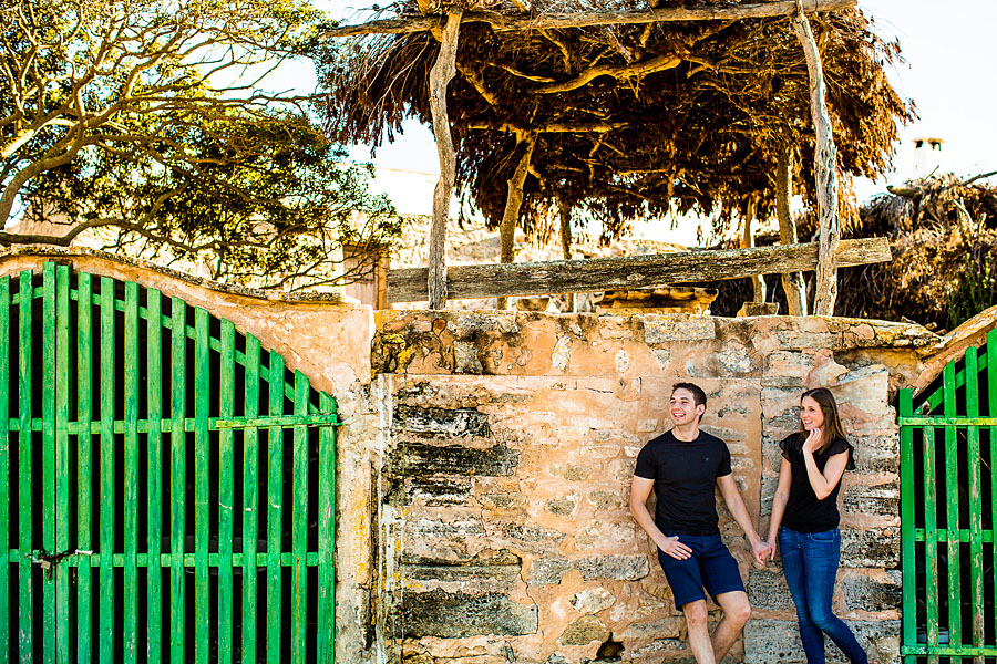 Engagementshooting in und auf einer Insel in Spanien Mallorca