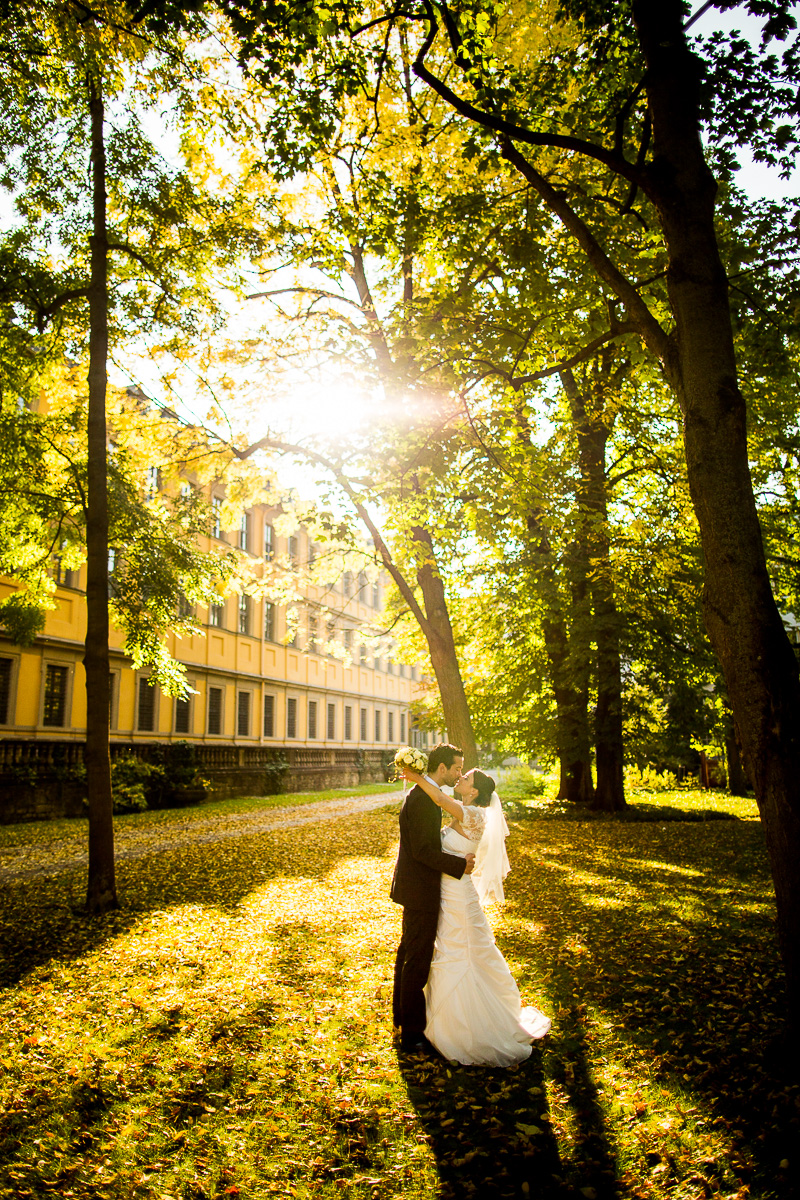 Schönes Hochzeitsportrait in Würzburg