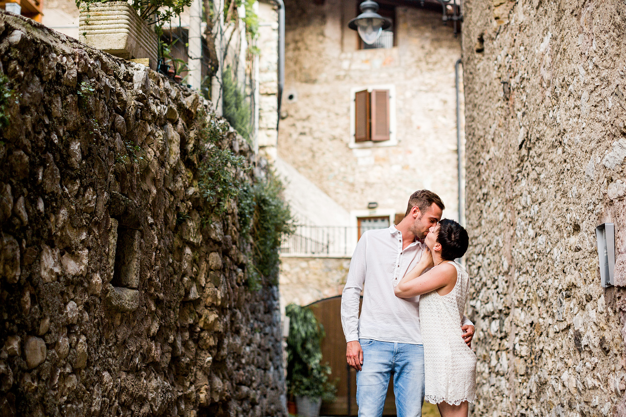 Paarshooting in Limone am Gardasee Gardasee, Kuss, Paar, verliebt, Stadt, Limone