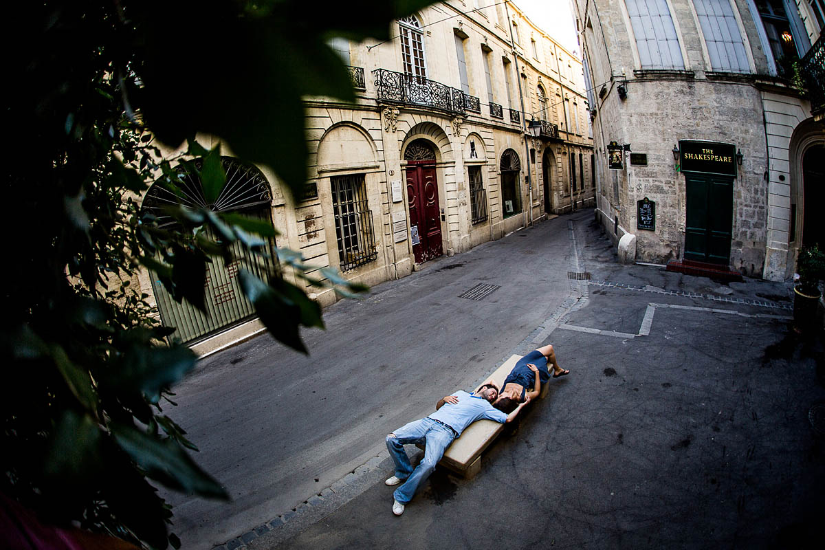 Engagement - Paarfotos in Montpellier - liebe - verliebt