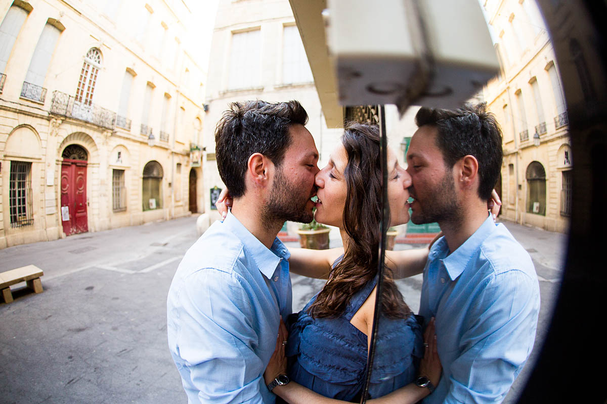 Engagement - Paarfotos in Montpellier - liebe - verliebt