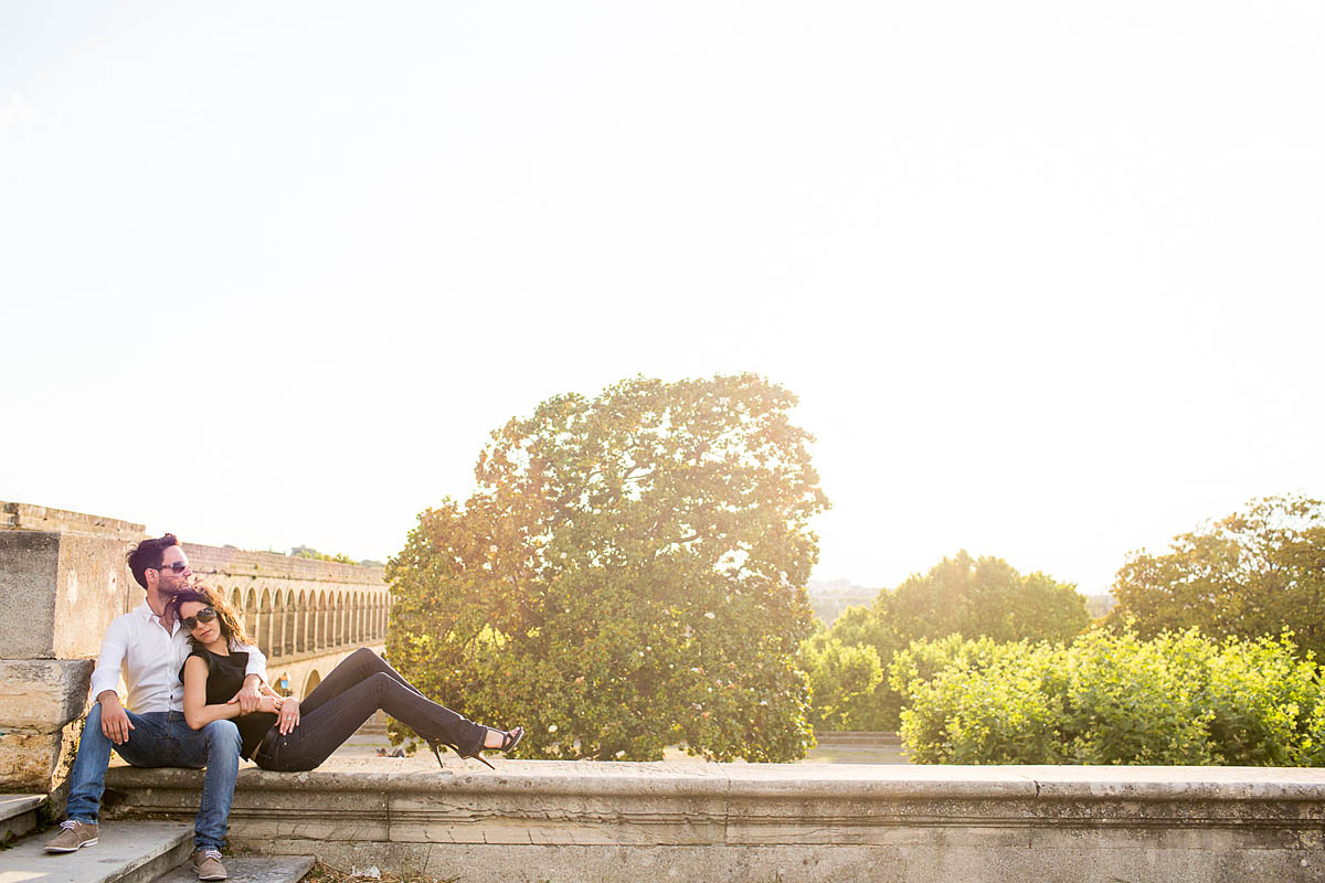 Engagement - Paarfotos in Montpellier - liebe - verliebt