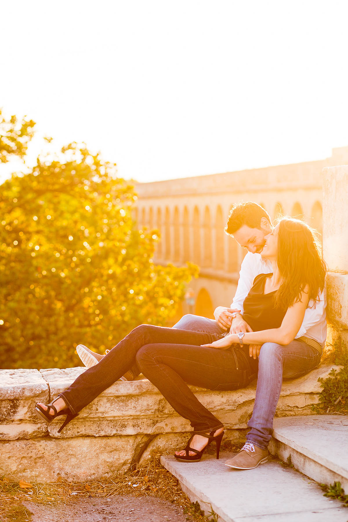 Engagement - Paarfotos in Montpellier - liebe - verliebt