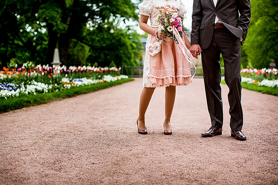 Handgemächtes Dirndl unikat für Hochzeit