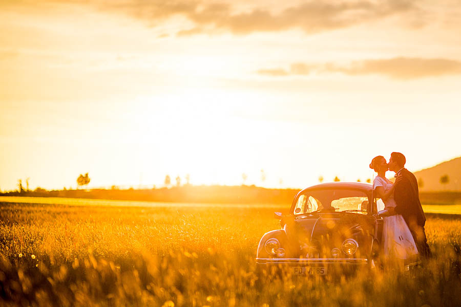 Hochzeit im Sonnenuntergang - Sippelshof Sickels Fulda