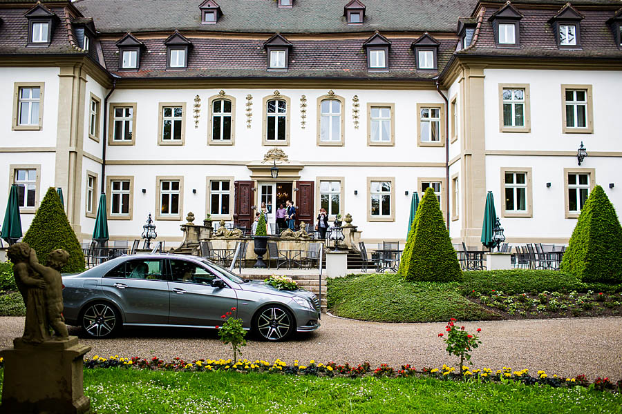 Ankunft im Schlosshotel Bad neustadt