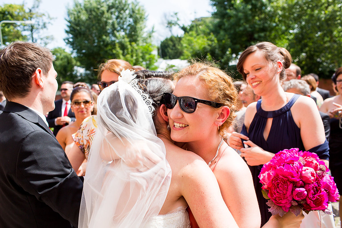 Gratulation auf Hochzeit in Frankfurt