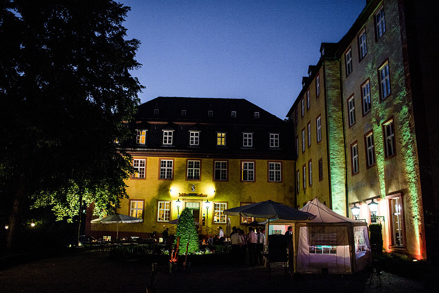 Nachts auf einer Sommerhochzeit im Vogelsberg