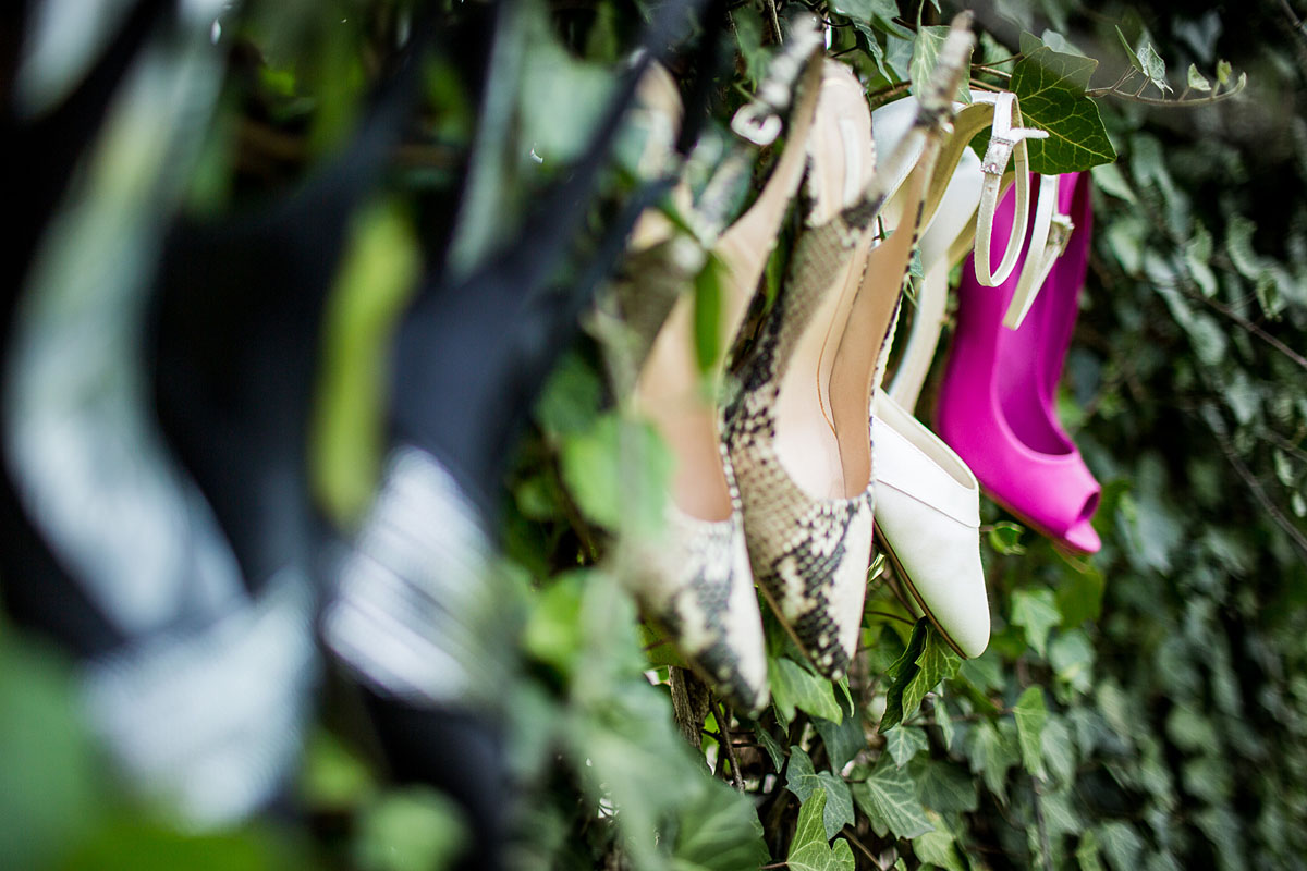 Brautschuhe im grünen - Luxembourg