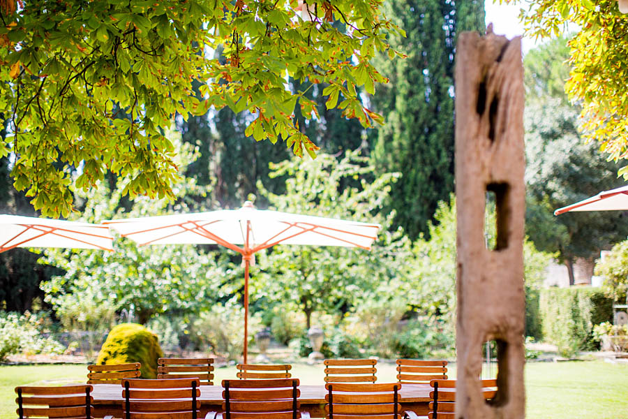 Wedding in the Garden of La celle abbaye