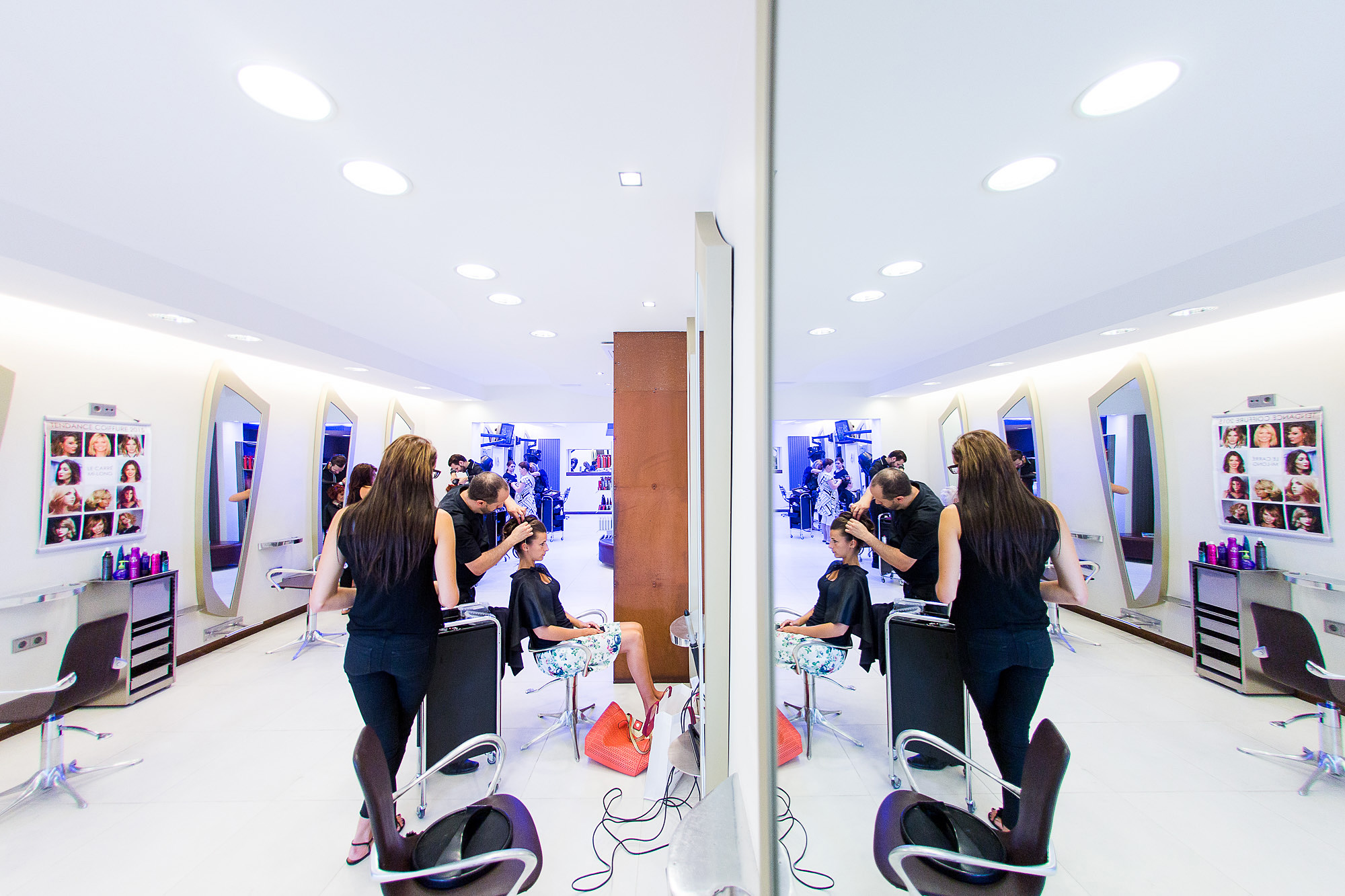 Hochzeit, Deborah beim Friseur Luxemburg, Friseur, Hair & Makeup, getting ready, Haare, Makeup, aufgeregt, Hochzeit