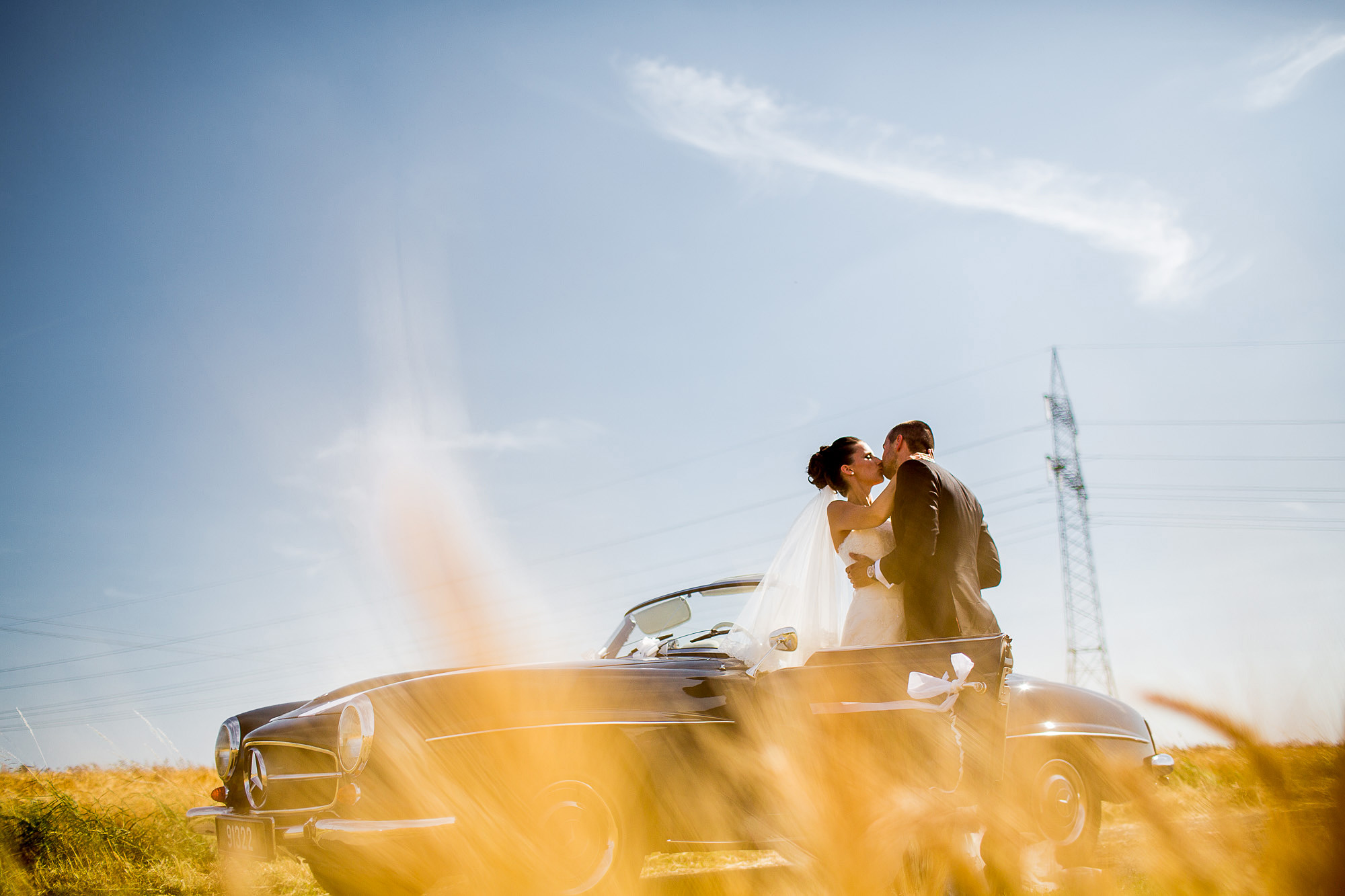 Kuss im Kornfeld Luxemburg, natur, kuss, kissing, Kornfeld, Hochzeit, Hochzeitsbild, hochzeitsfotograf, in love, umarmung, Freude